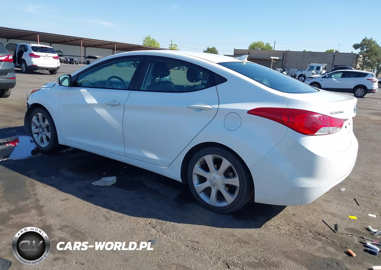 2012 Hyundai Elantra Limited VIN:5NPDH4AE2CH112320 - 3