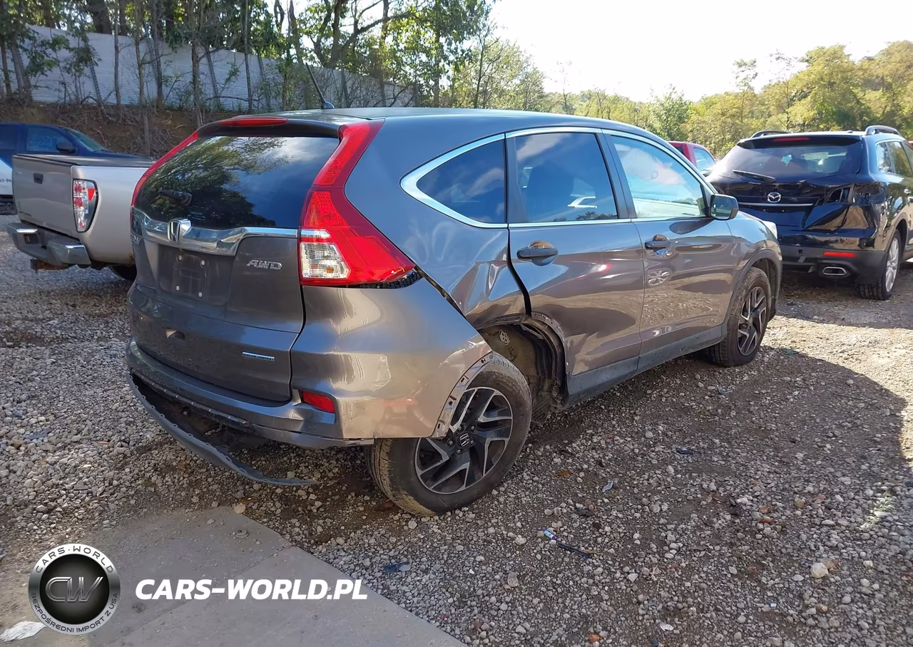 2016 Honda Cr-V Se VIN:5J6RM4H47GL076411 - 4