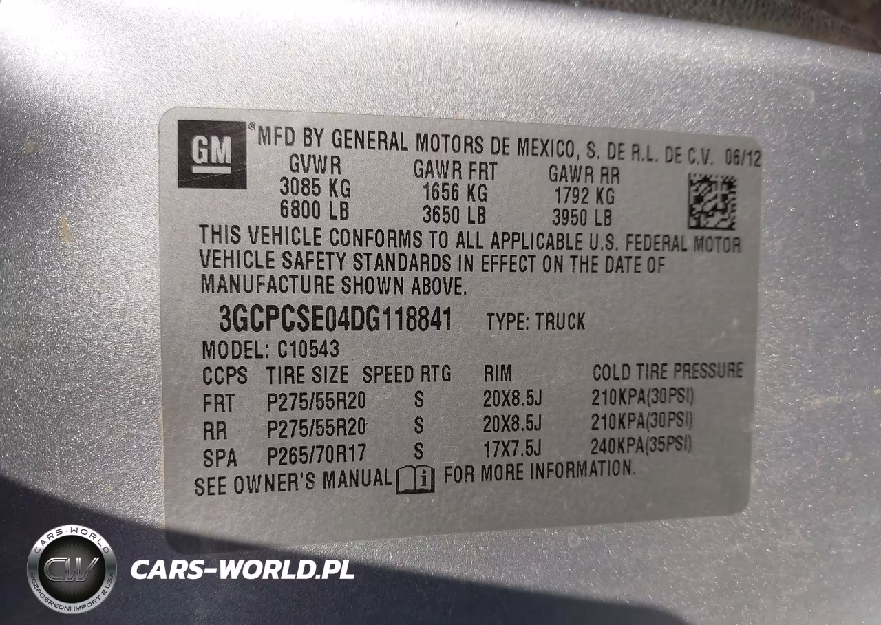 2013 Chevrolet Silverado 1500 Lt VIN:3GCPCSE04DG118841 - 9