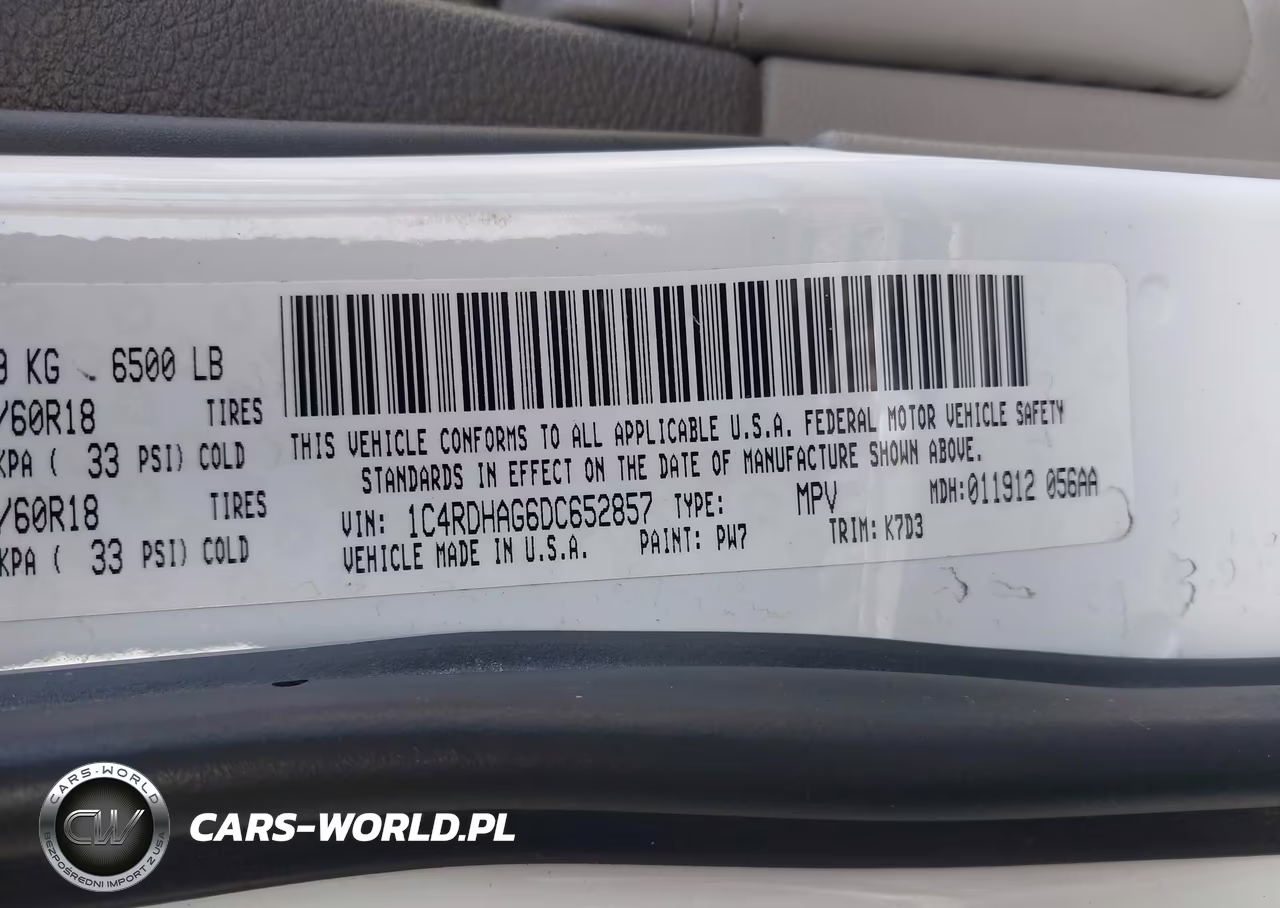 2013 Dodge Durango Sxt VIN:1C4RDHAG6DC652857 - 9