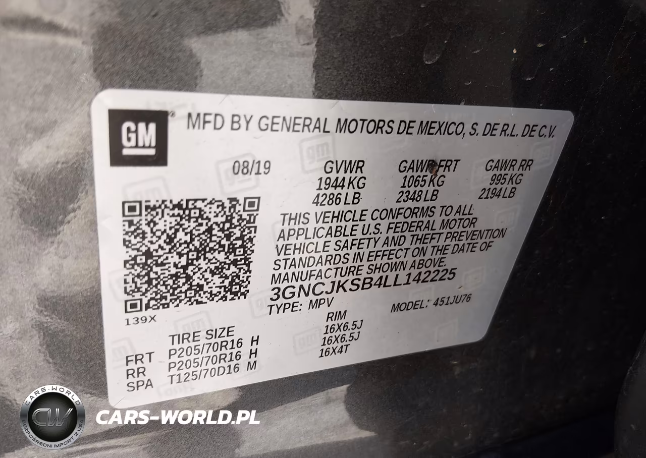 2020 Chevrolet Trax Fwd Ls VIN:3GNCJKSB4LL142225 - 9