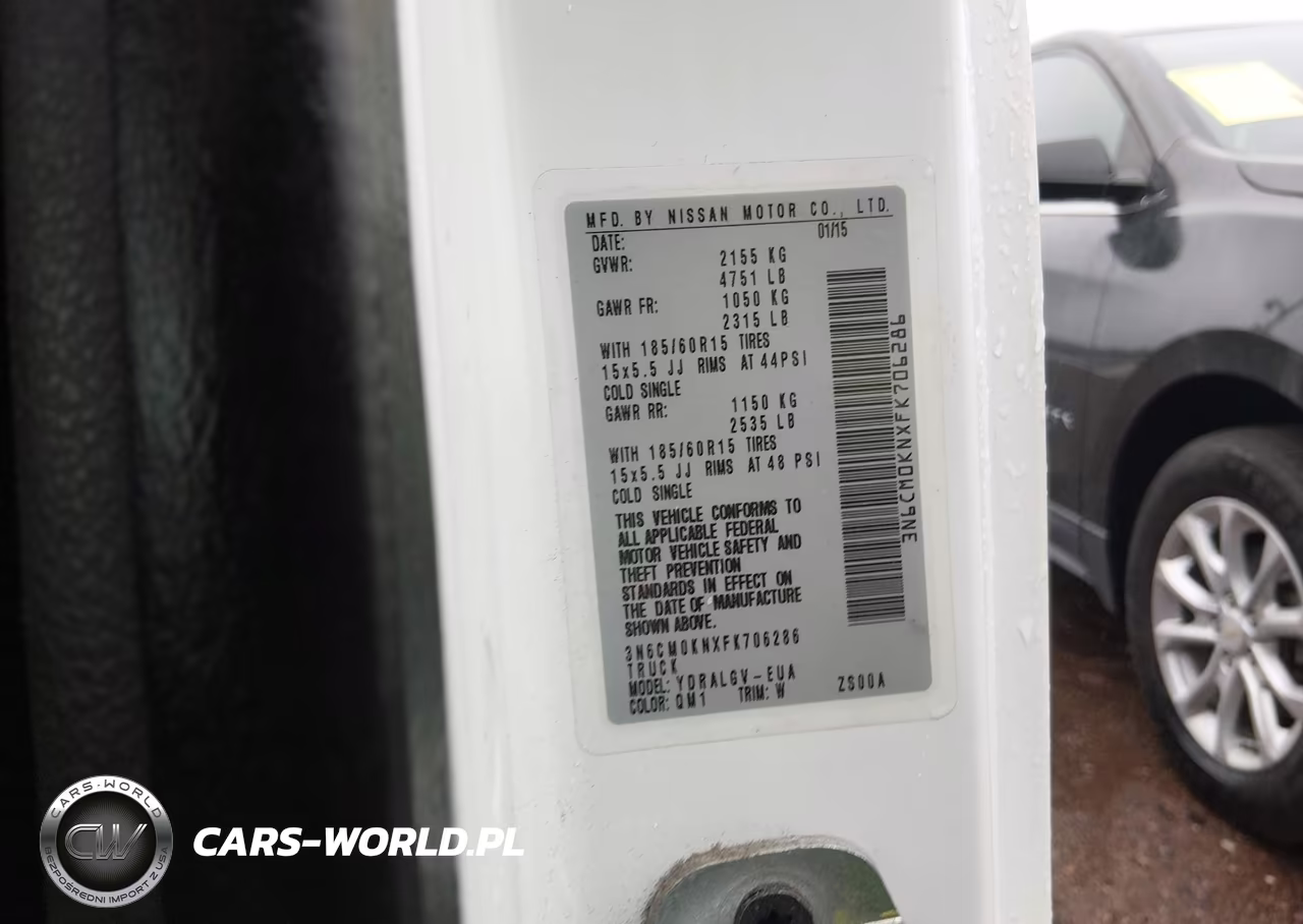 2015 Nissan Nv200 Sv VIN:3N6CM0KNXFK706286 - 9