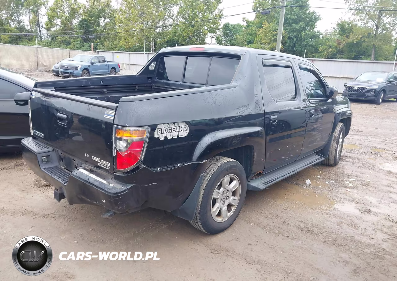 2007 Honda Ridgeline Rtl VIN:2HJYK16597H522455 - 4