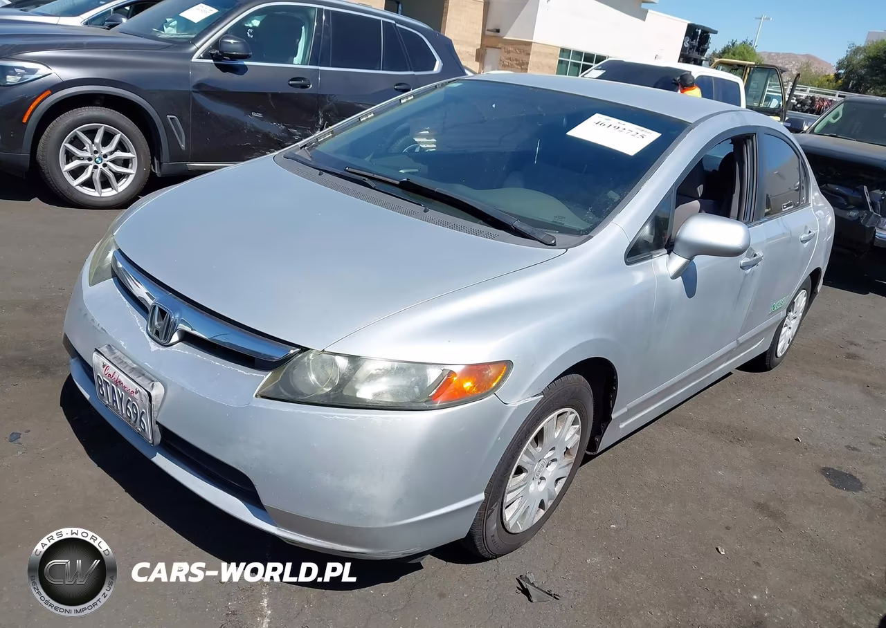 2007 Honda Civic Gx VIN:1HGFA46587L000193 - 2