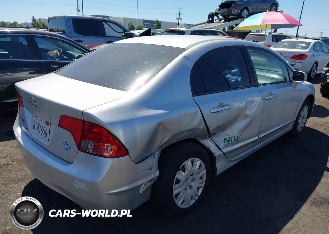 2007 Honda Civic Gx VIN:1HGFA46587L000193 - 4