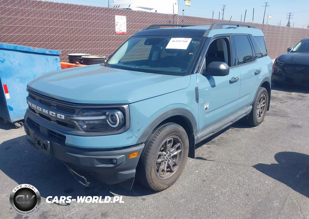 2022 Ford Bronco Sport Big Bend VIN:3FMCR9B60NRD93221 - 2