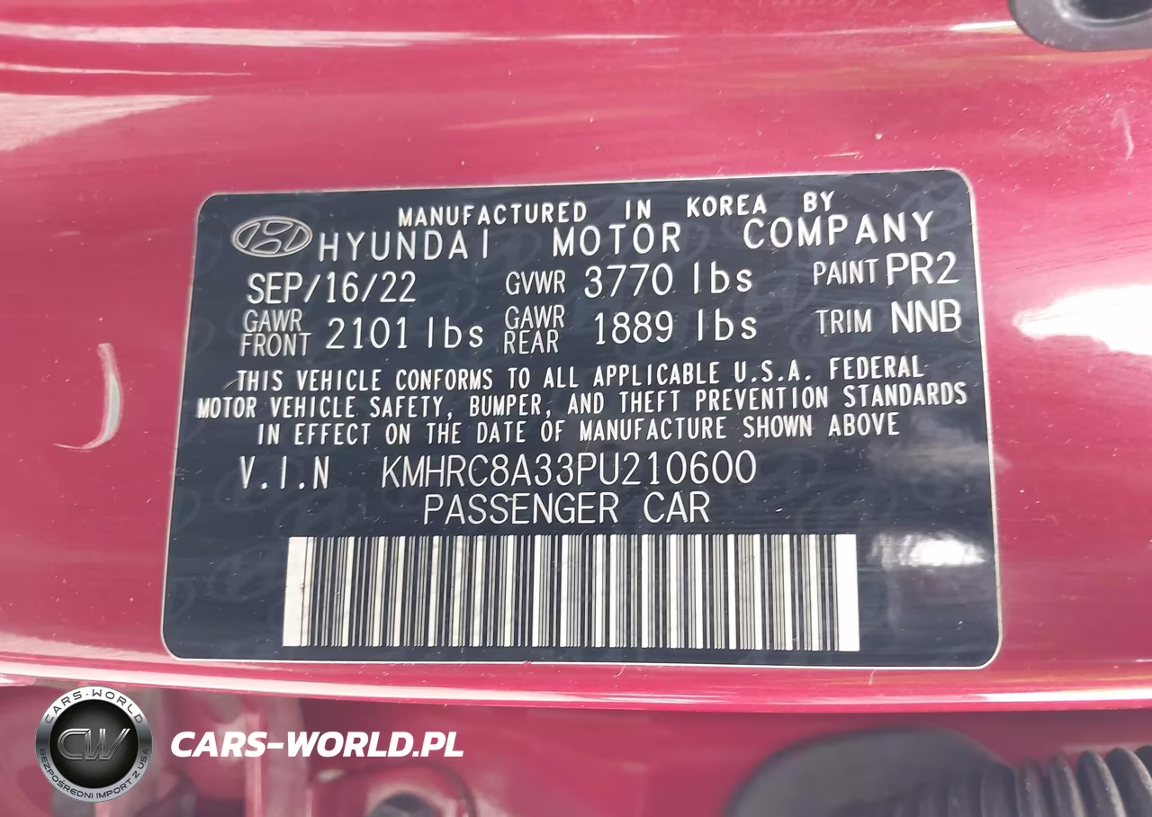 2023 Hyundai Venue Limited VIN:KMHRC8A33PU210600 - 9