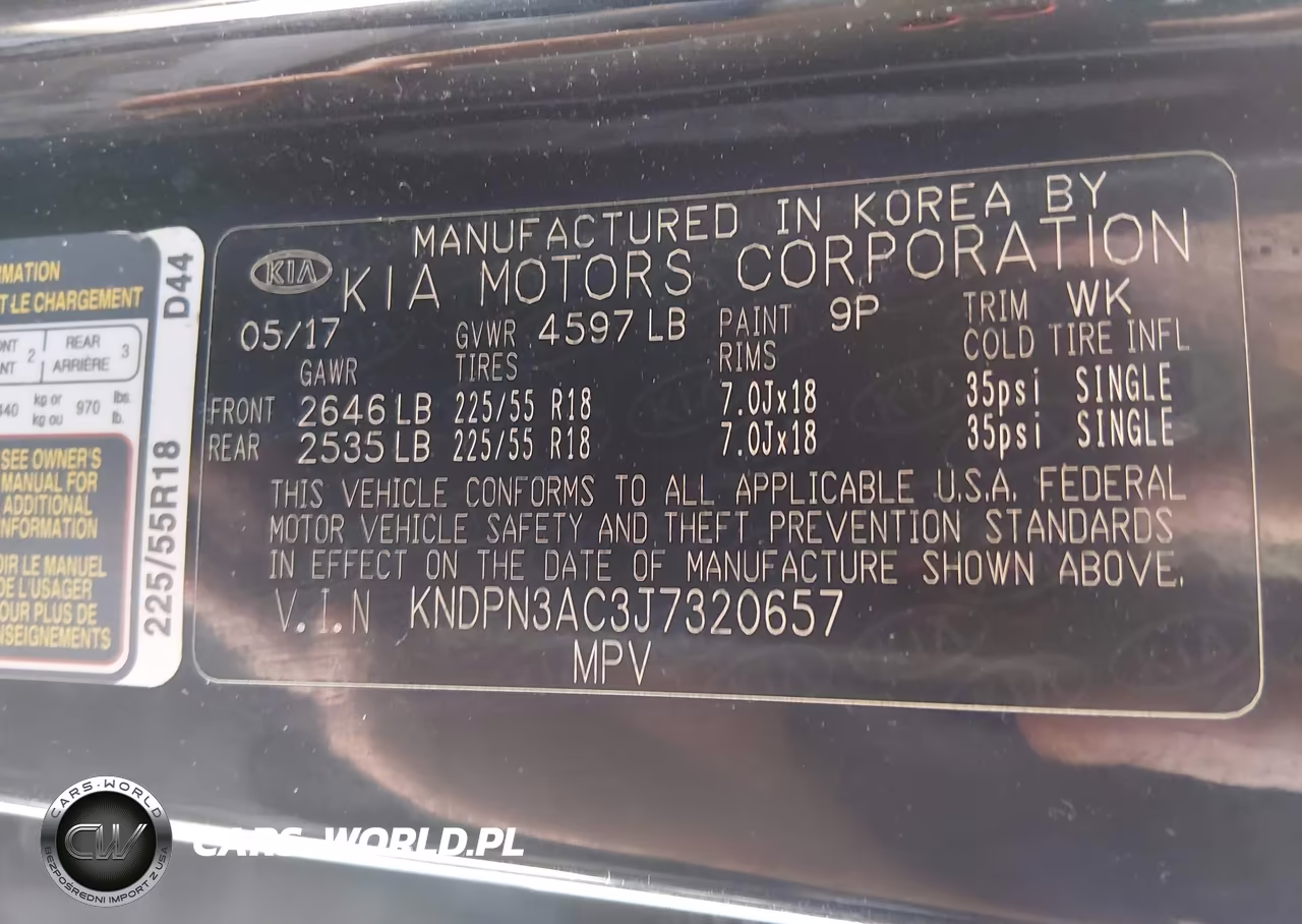 2018 Kia Sportage Ex VIN:KNDPN3AC3J7320657 - 9