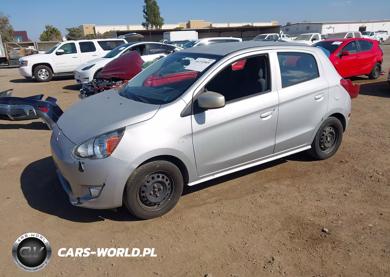 2015 Mitsubishi Mirage De-Rf VIN:ML32A3HJ9FH007496 - 2