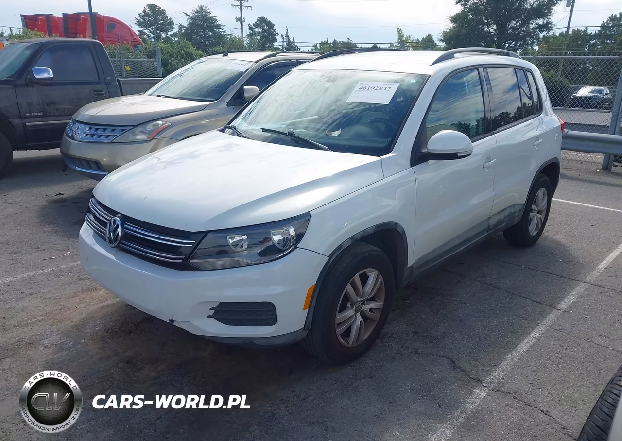 2016 Volkswagen Tiguan S VIN:WVGAV7AX2GW541564 - 2