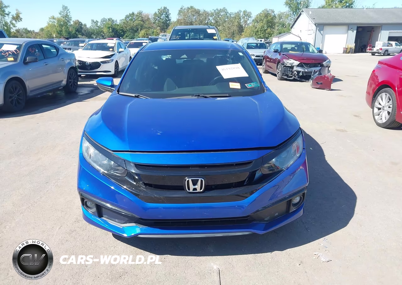 2020 Honda Civic Sport VIN:2HGFC2F85LH525857 - 12