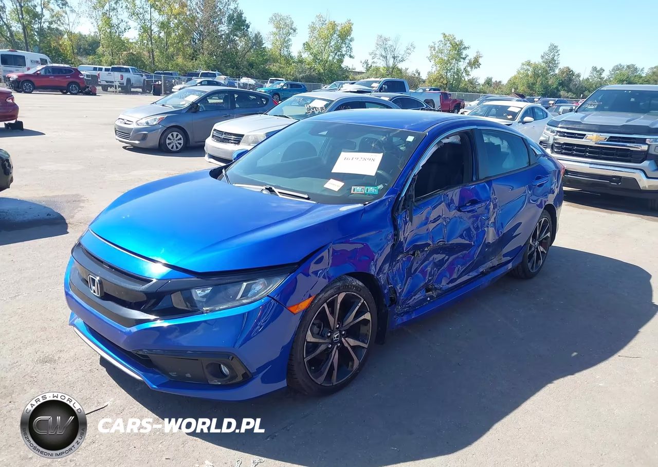 2020 Honda Civic Sport VIN:2HGFC2F85LH525857 - 2