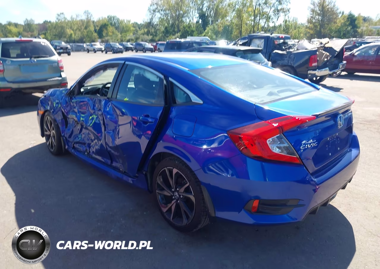 2020 Honda Civic Sport VIN:2HGFC2F85LH525857 - 3