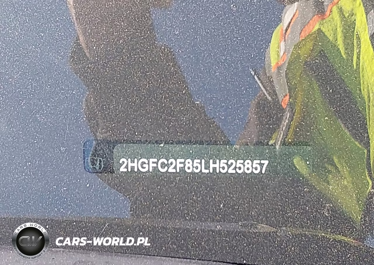 2020 Honda Civic Sport VIN:2HGFC2F85LH525857 - 9
