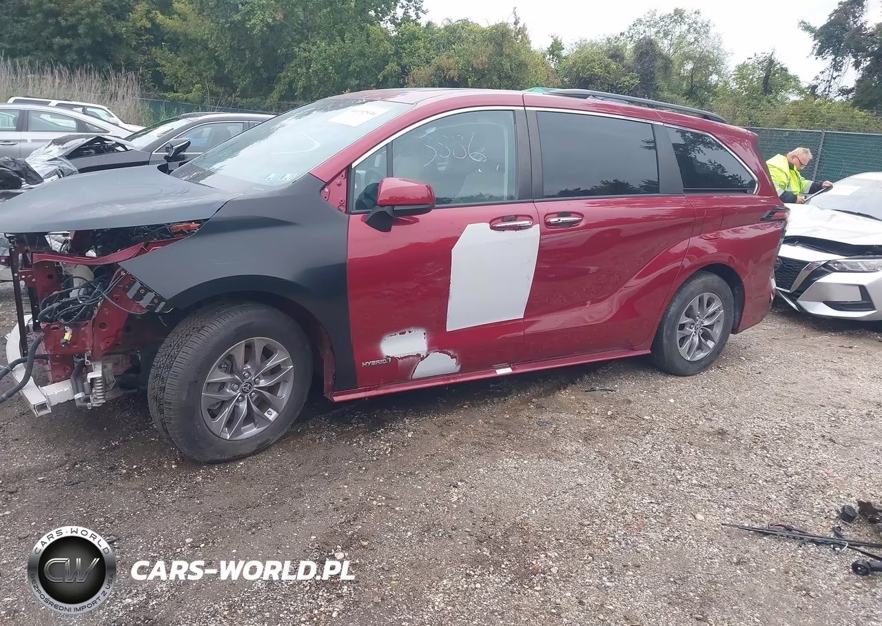 2021 Toyota Sienna Xle VIN:5TDJSKFCXMS014664 - 2