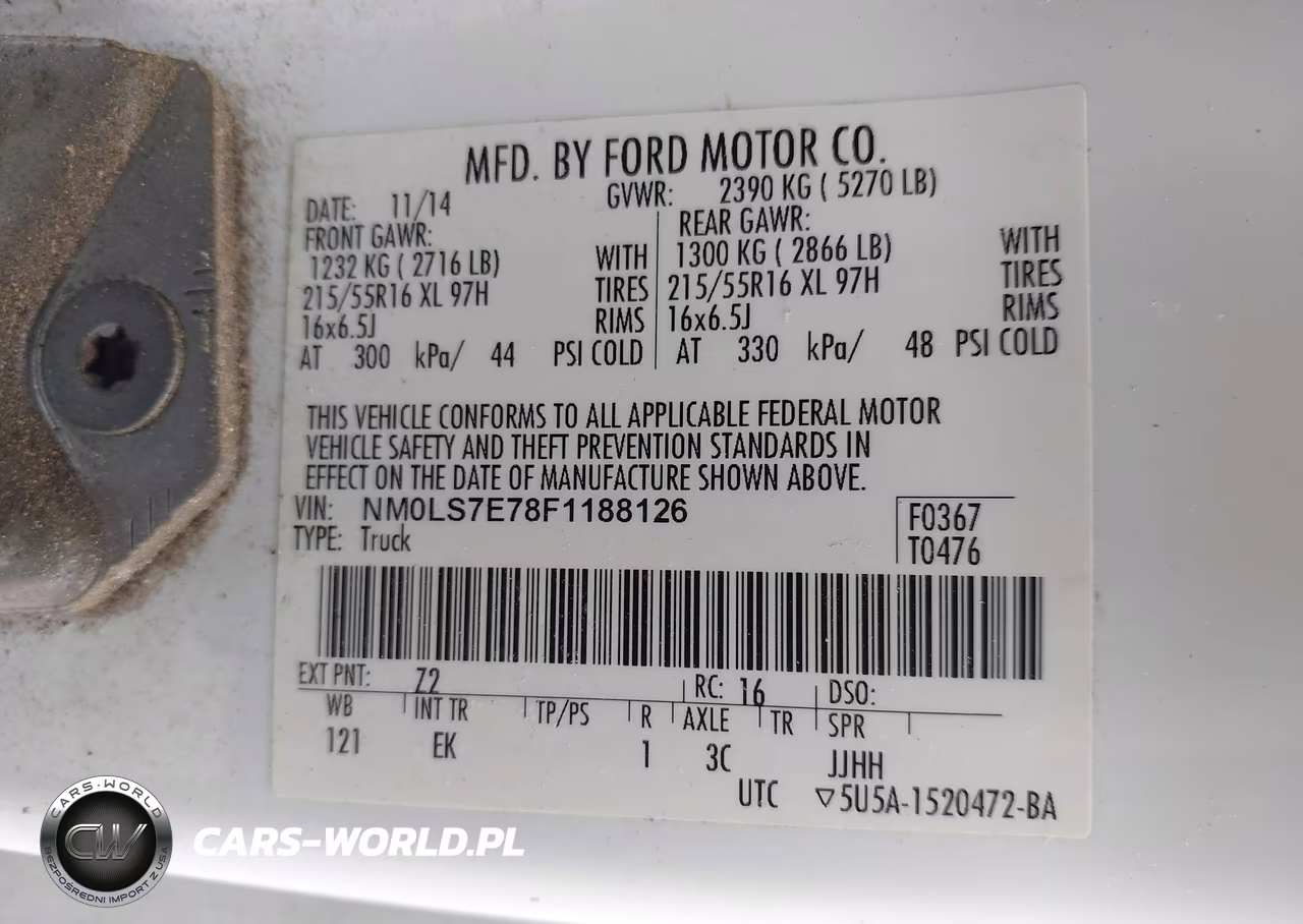2015 Ford Transit Connect Xl VIN:NM0LS7E78F1188126 - 9