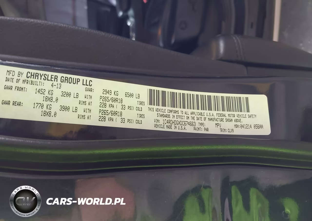 2013 Dodge Durango Crew VIN:1C4RDHDGXDC674663 - 9