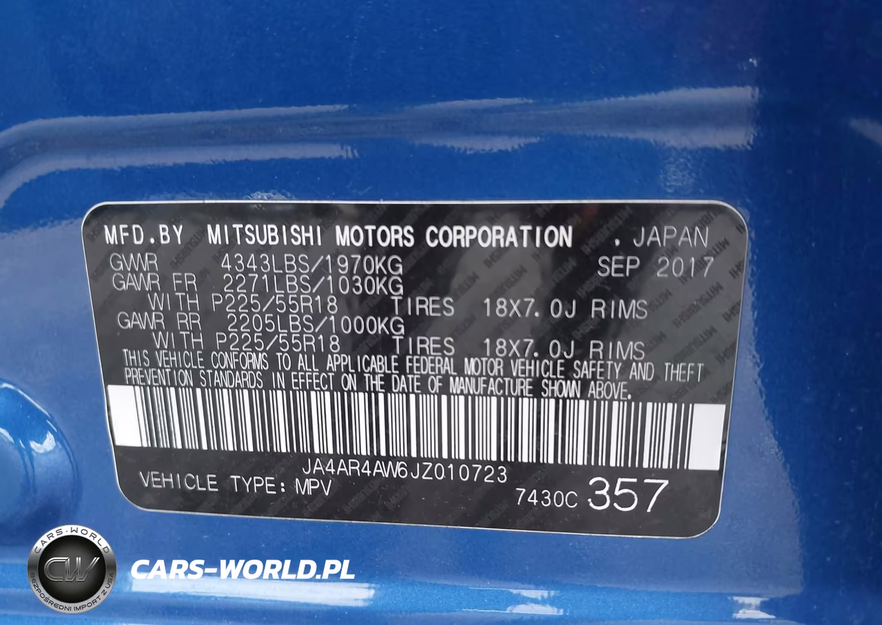2018 Mitsubishi Outlander Sport 2.4 Sel VIN:JA4AR4AW6JZ010723 - 9