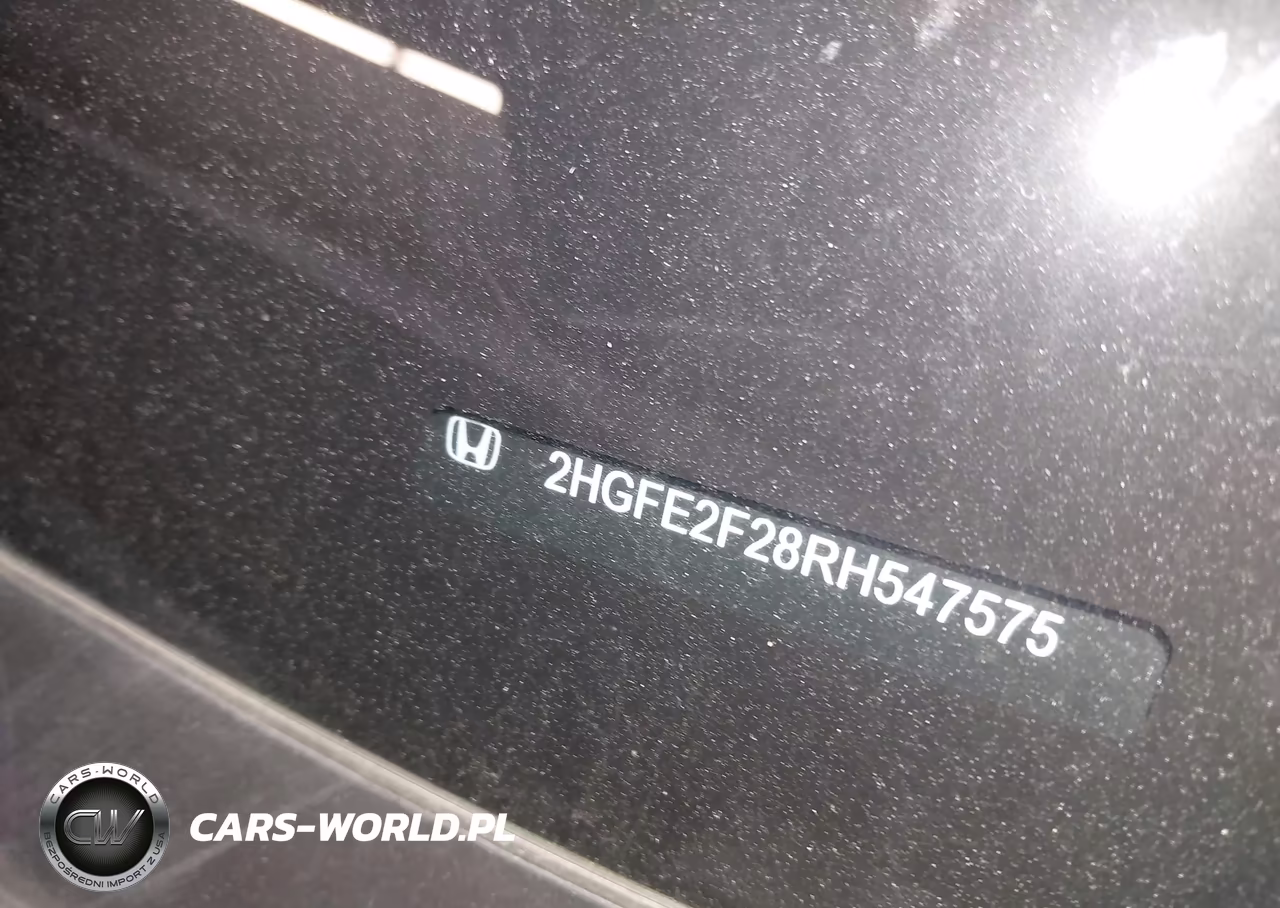 2024 Honda Civic Lx VIN:2HGFE2F28RH547575 - 9