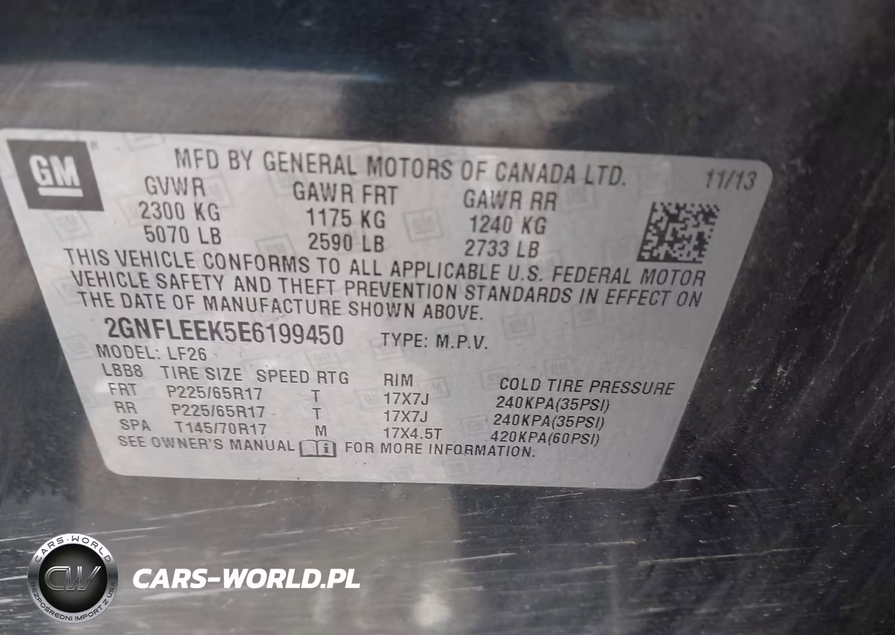 2014 Chevrolet Equinox Ls VIN:2GNFLEEK5E6199450 - 9