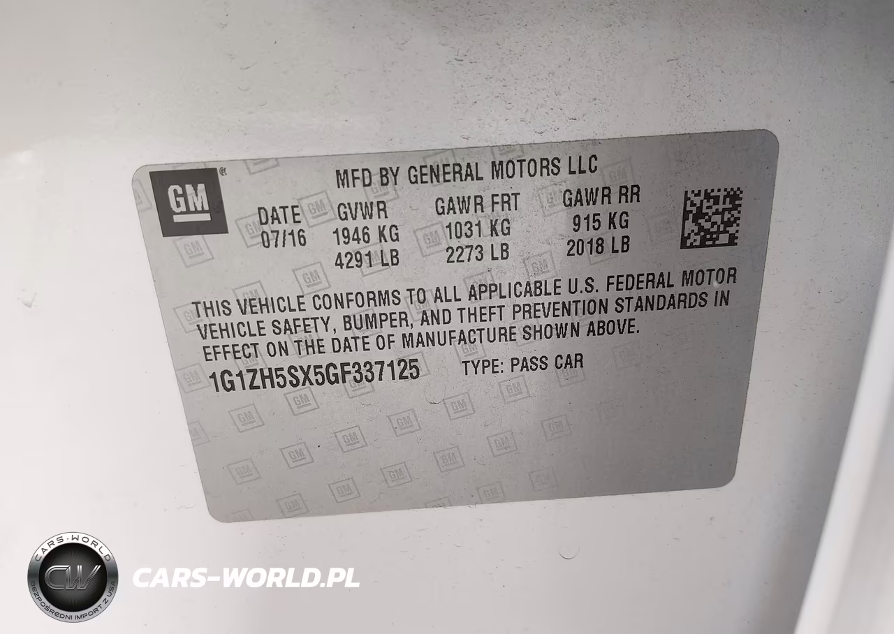 2016 Chevrolet Malibu Premier VIN:1G1ZH5SX5GF337125 - 9