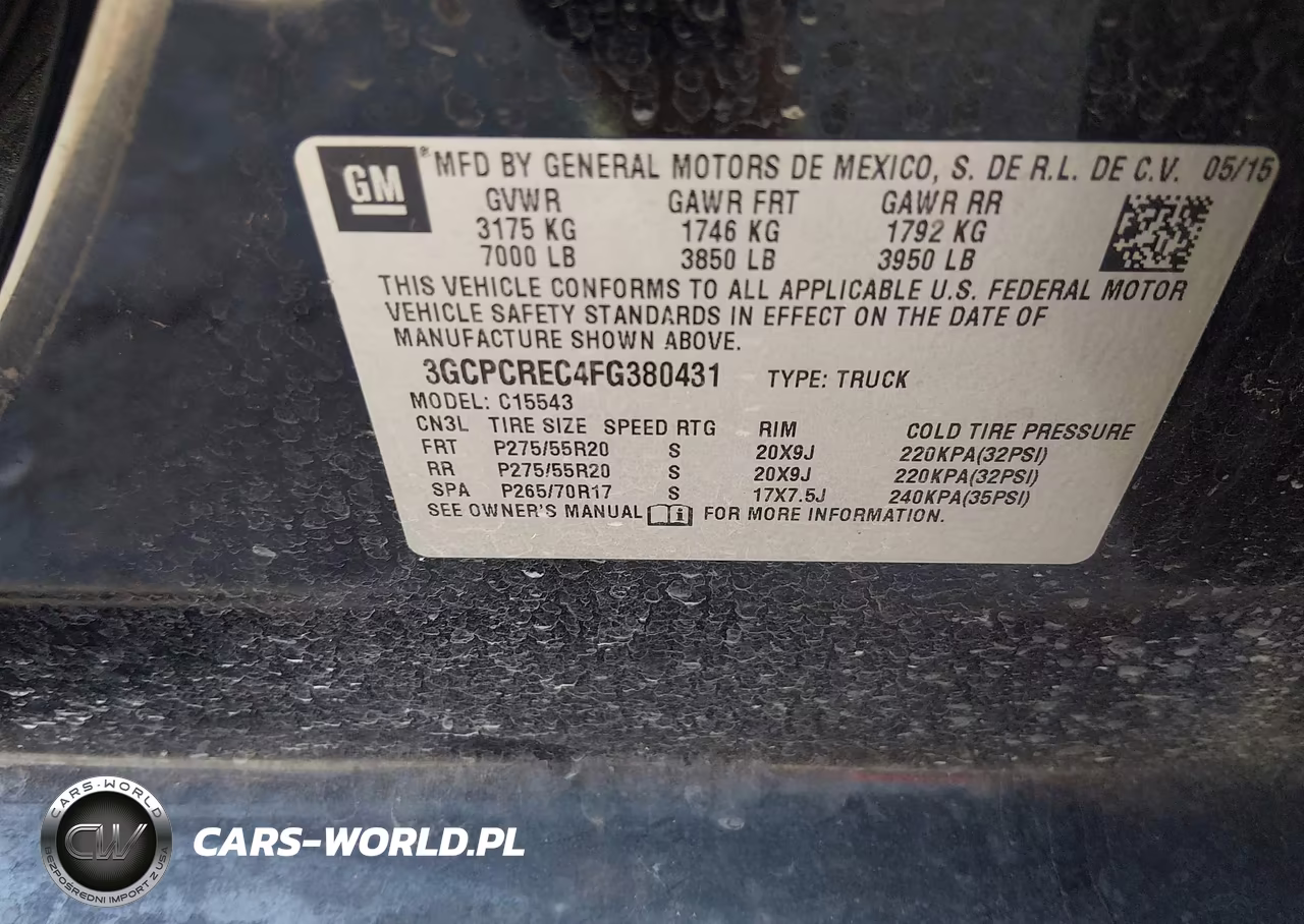 2015 Chevrolet Silverado 1500 1Lt VIN:3GCPCREC4FG380431 - 9