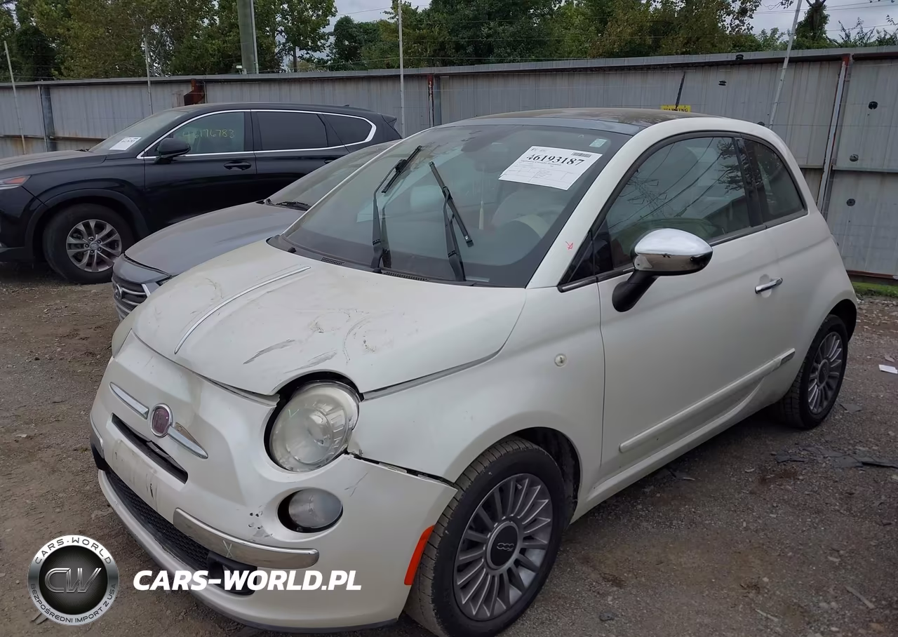 2013 Fiat 500 Lounge VIN:3C3CFFCR9DT533292 - 2