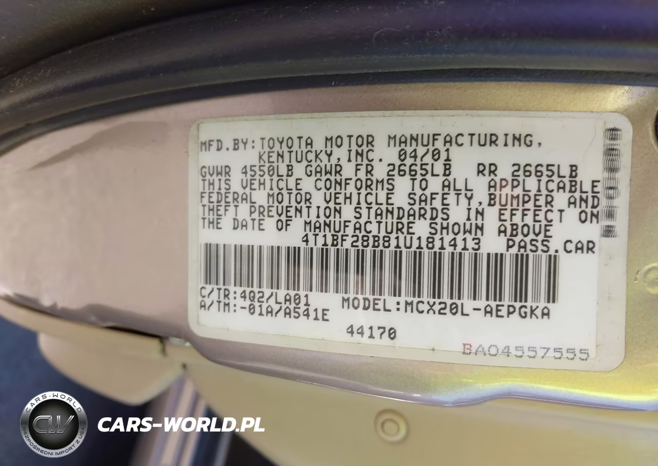 2001 Toyota Avalon Xls VIN:4T1BF28B81U181413 - 9