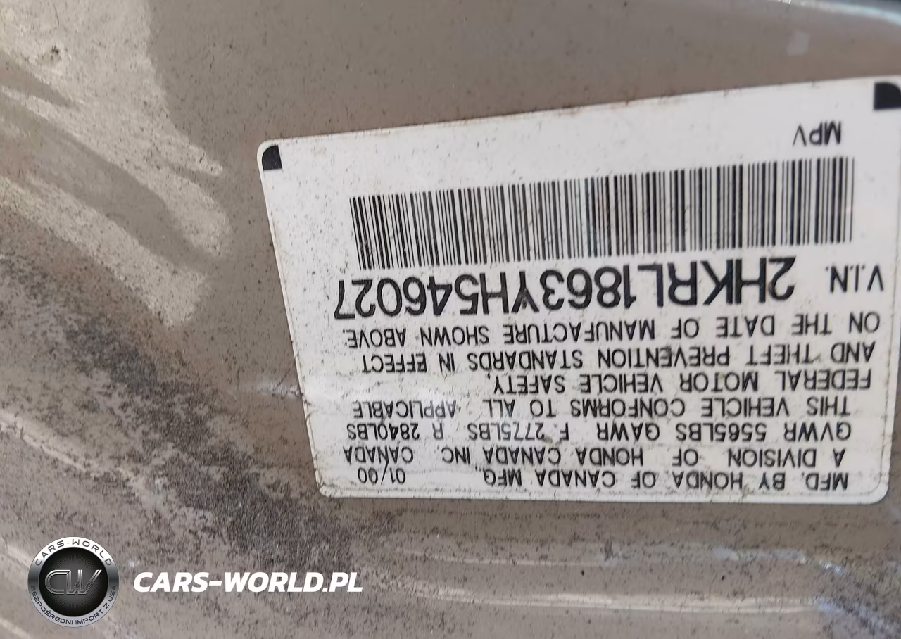 2000 Honda Odyssey Ex VIN:2HKRL1863YH546027 - 9