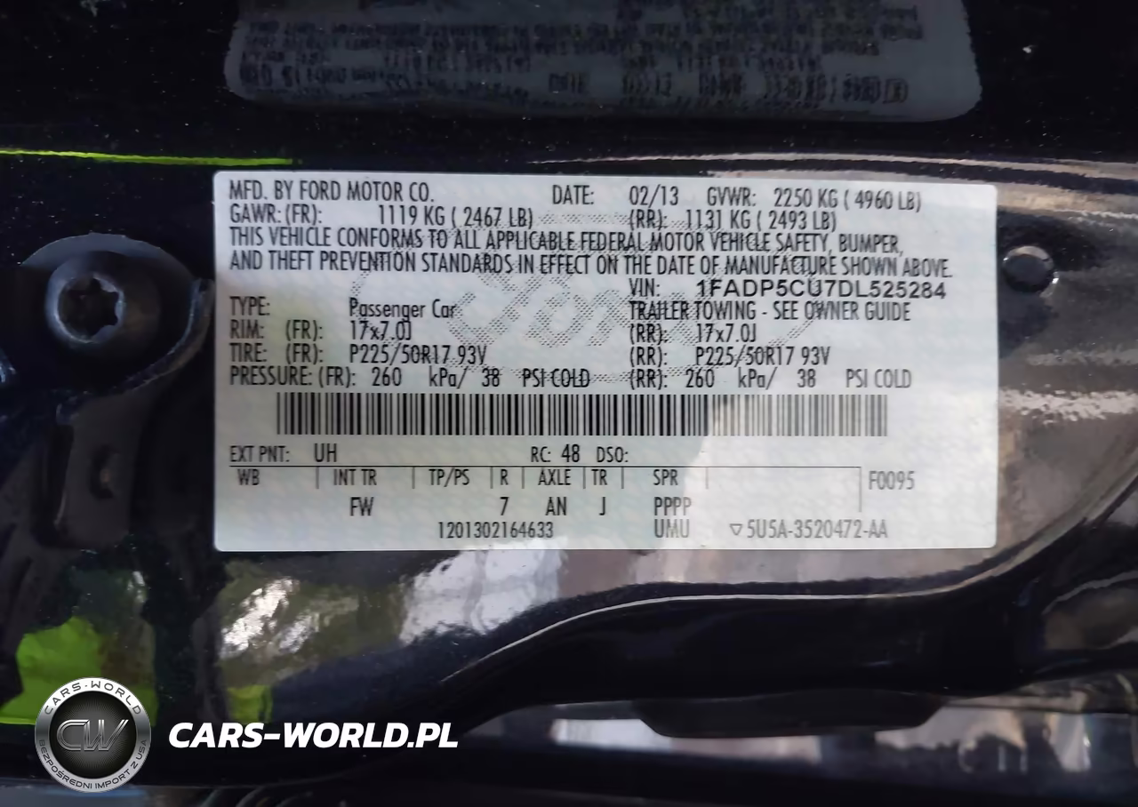 2013 Ford C-Max Energi Sel VIN:1FADP5CU7DL525284 - 9