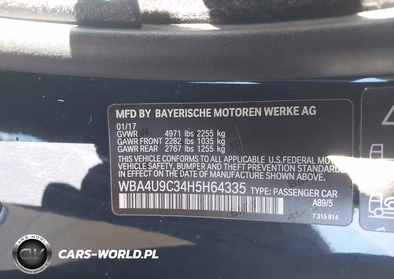 2017 BMW 430I xDrive VIN:WBA4U9C34H5H64335 - 9