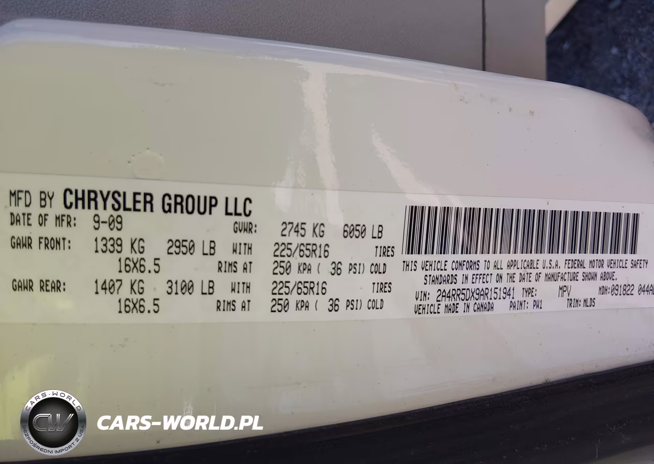 2010 Chrysler Town & Country Touring VIN:2A4RR5DX9AR151941 - 9
