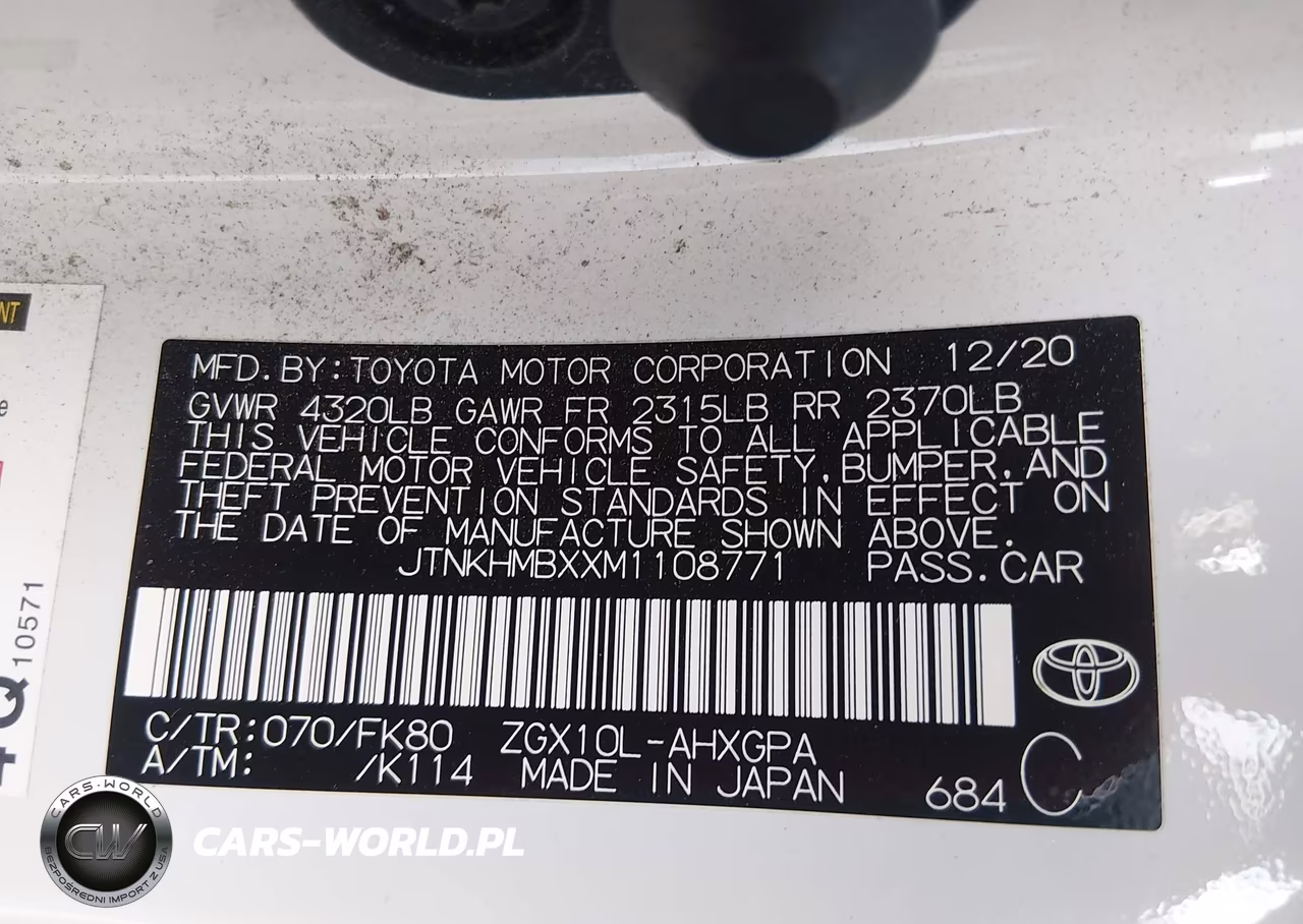 2021 Toyota C-Hr Xle VIN:JTNKHMBXXM1108771 - 9