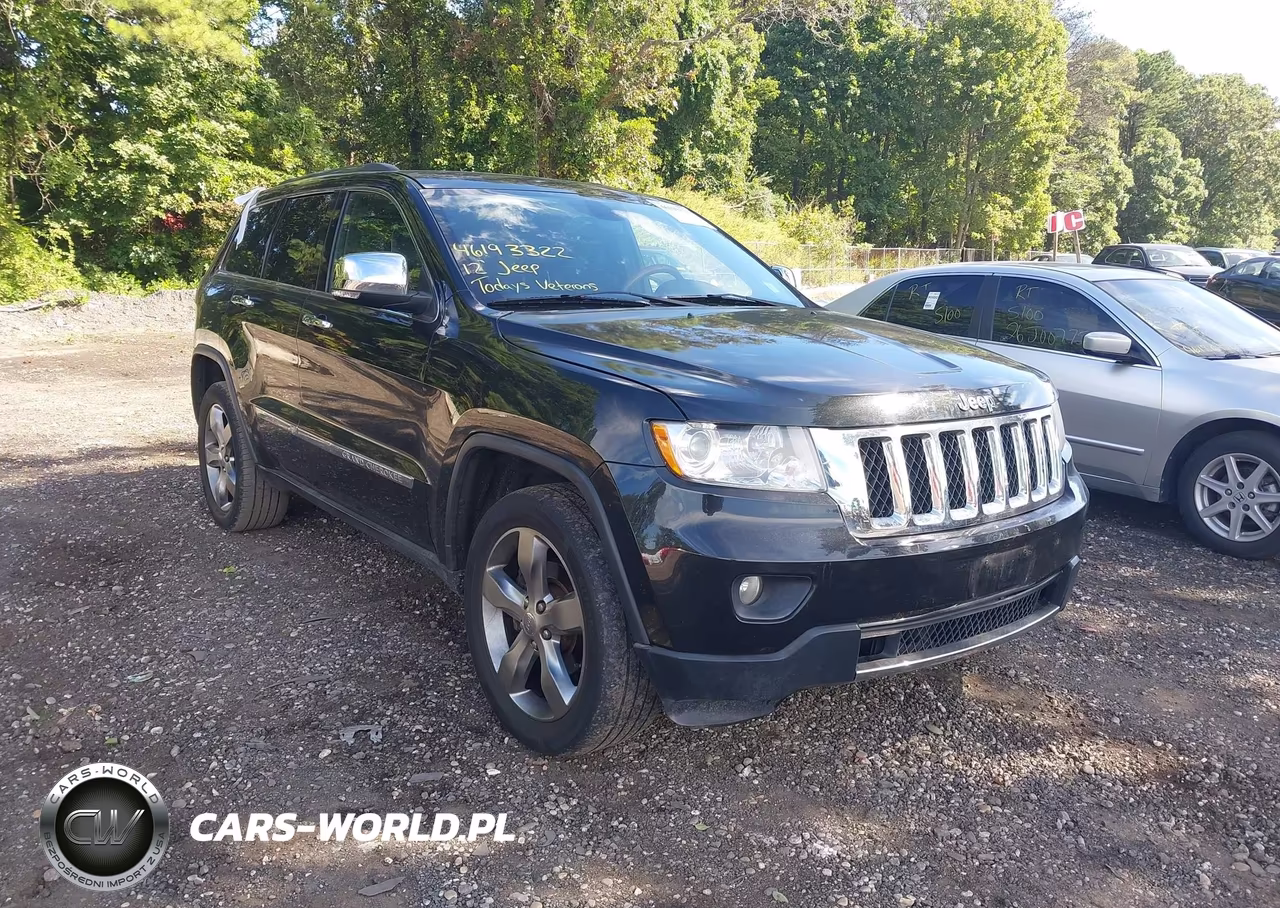 2012 Jeep Grand Cherokee Overland VIN:1C4RJFCT5CC161380 - 1