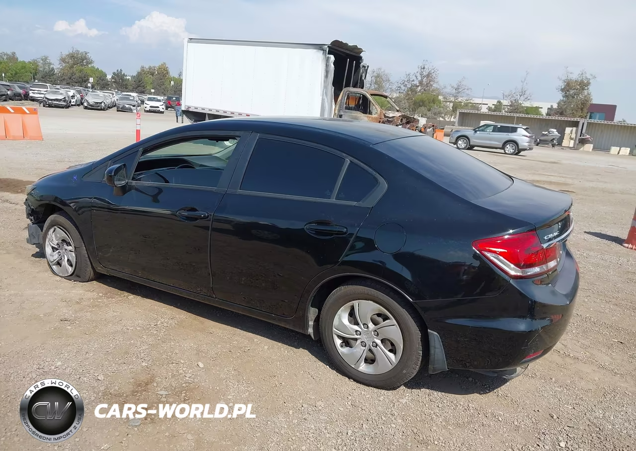 2014 Honda Civic Lx VIN:2HGFB2F59EH501993 - 3