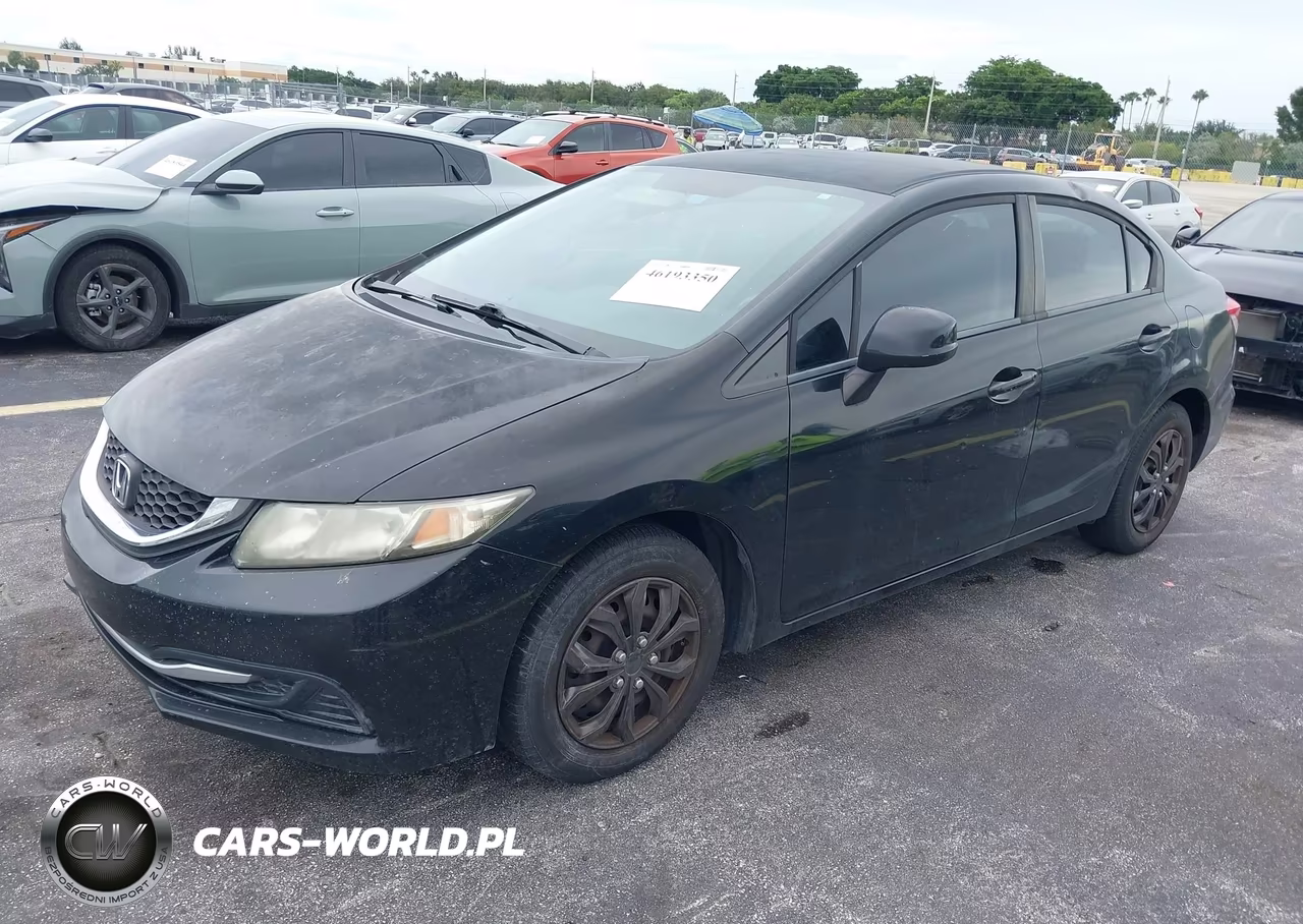 2013 Honda Civic Sdn Lx VIN:19XFB2F58DE083113 - 2
