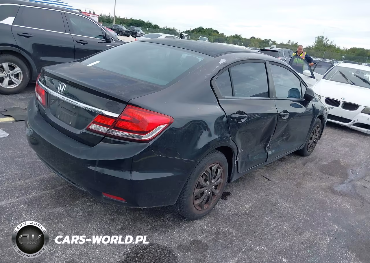 2013 Honda Civic Sdn Lx VIN:19XFB2F58DE083113 - 4