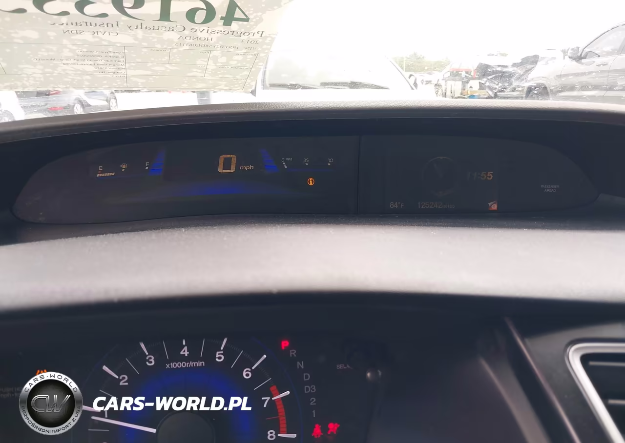 2013 Honda Civic Sdn Lx VIN:19XFB2F58DE083113 - 7