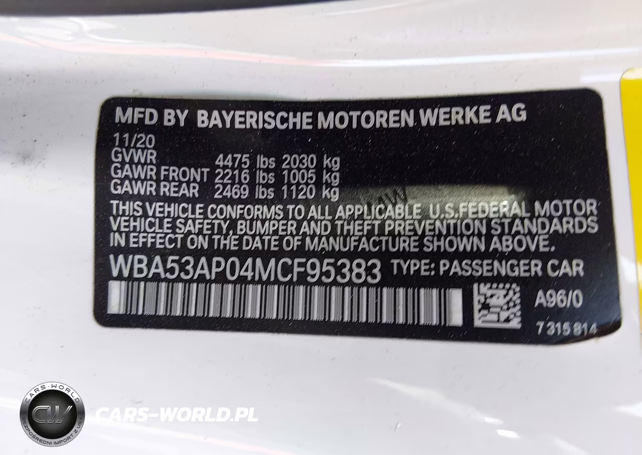 2021 BMW 430I VIN:WBA53AP04MCF95383 - 9