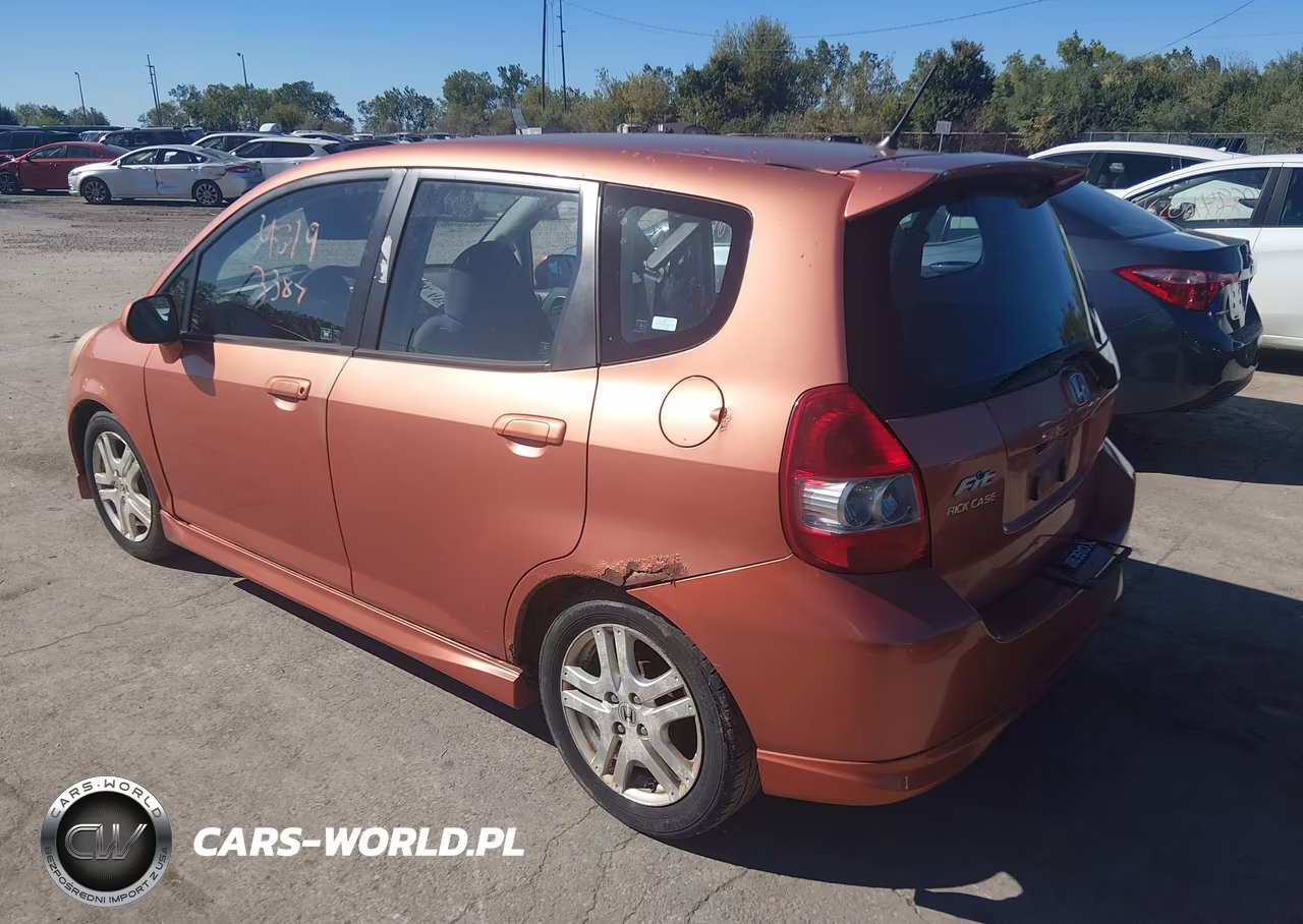 2008 Honda Fit Sport VIN:JHMGD38618S006448 - 3