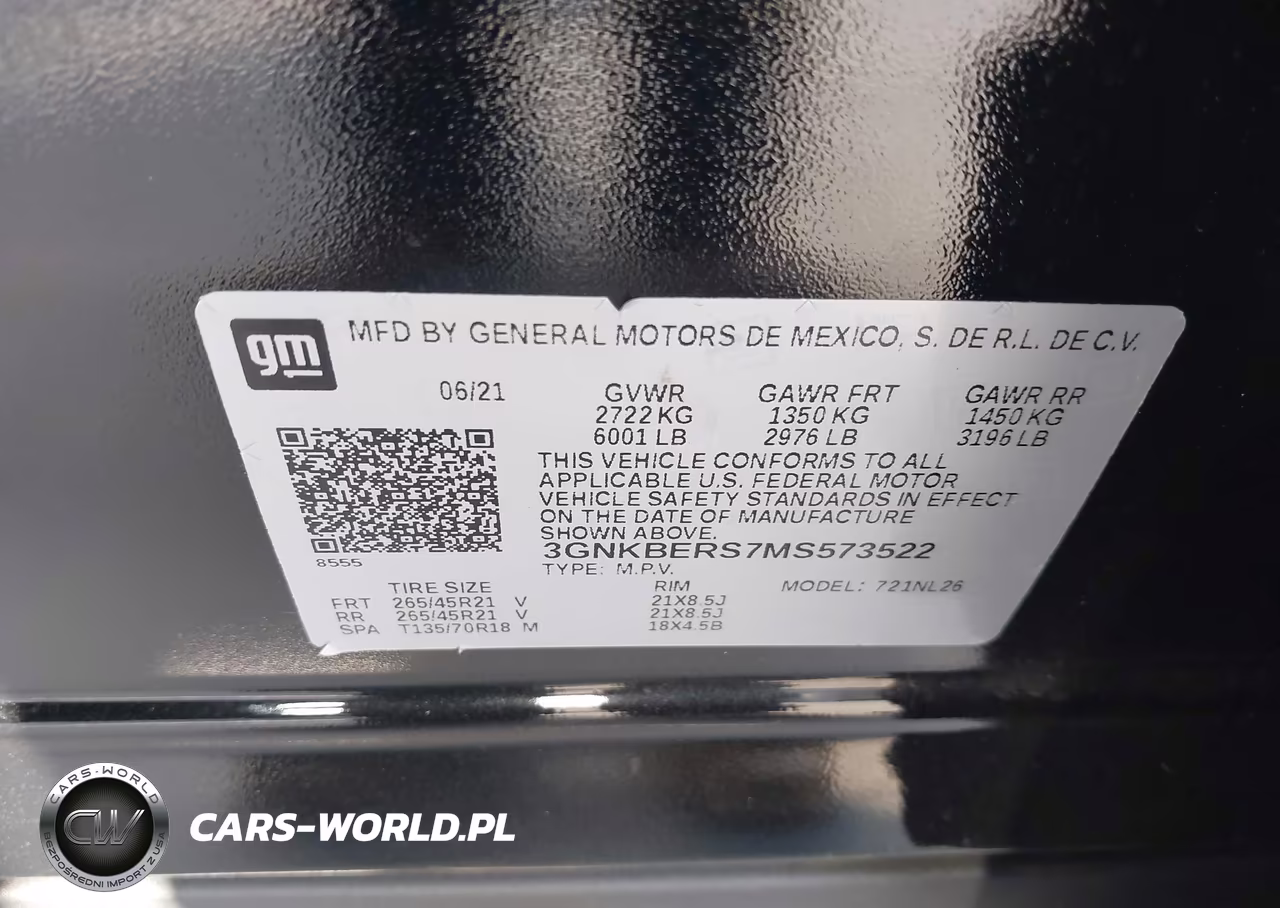 2021 Chevrolet Blazer Fwd Rs VIN:3GNKBERS7MS573522 - 9