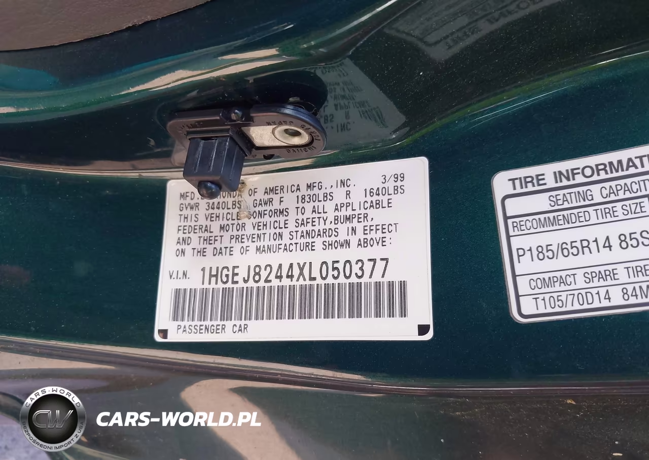 1999 Honda Civic Ex VIN:1HGEJ8244XL050377 - 9