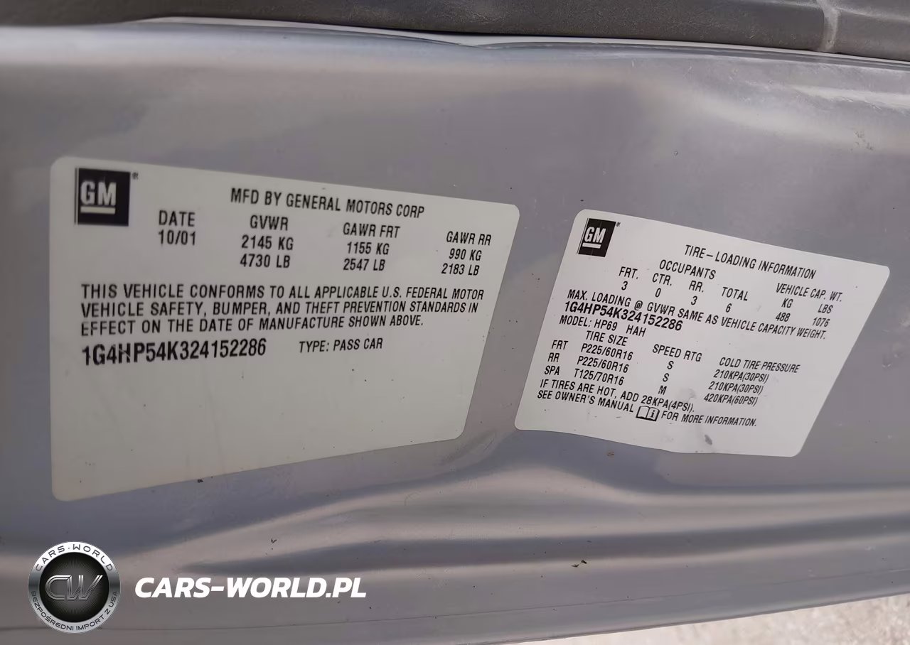 2002 Buick Lesabre Custom VIN:1G4HP54K324152286 - 9