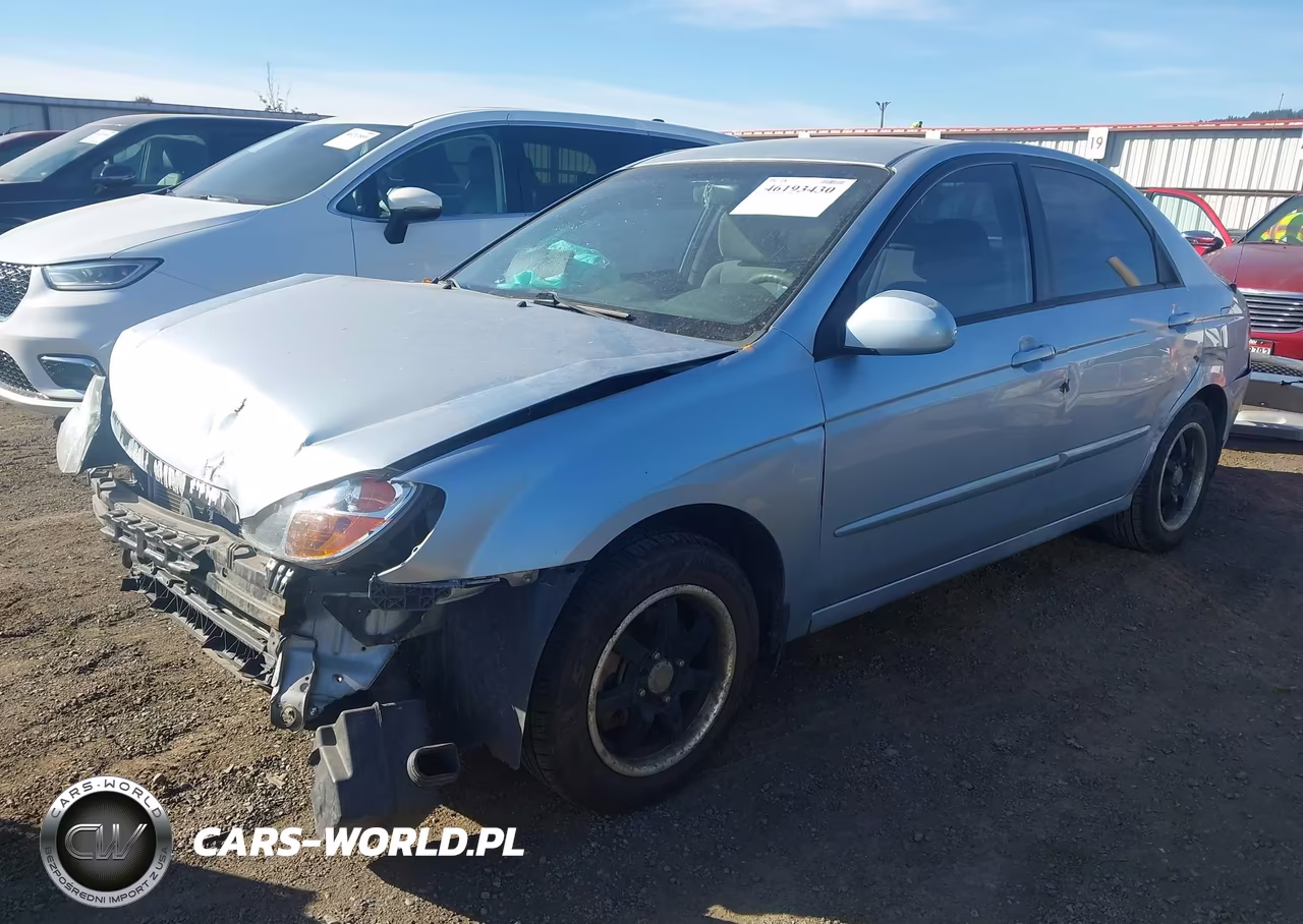 2008 Kia Spectra Lx VIN:KNAFE121385551297 - 2