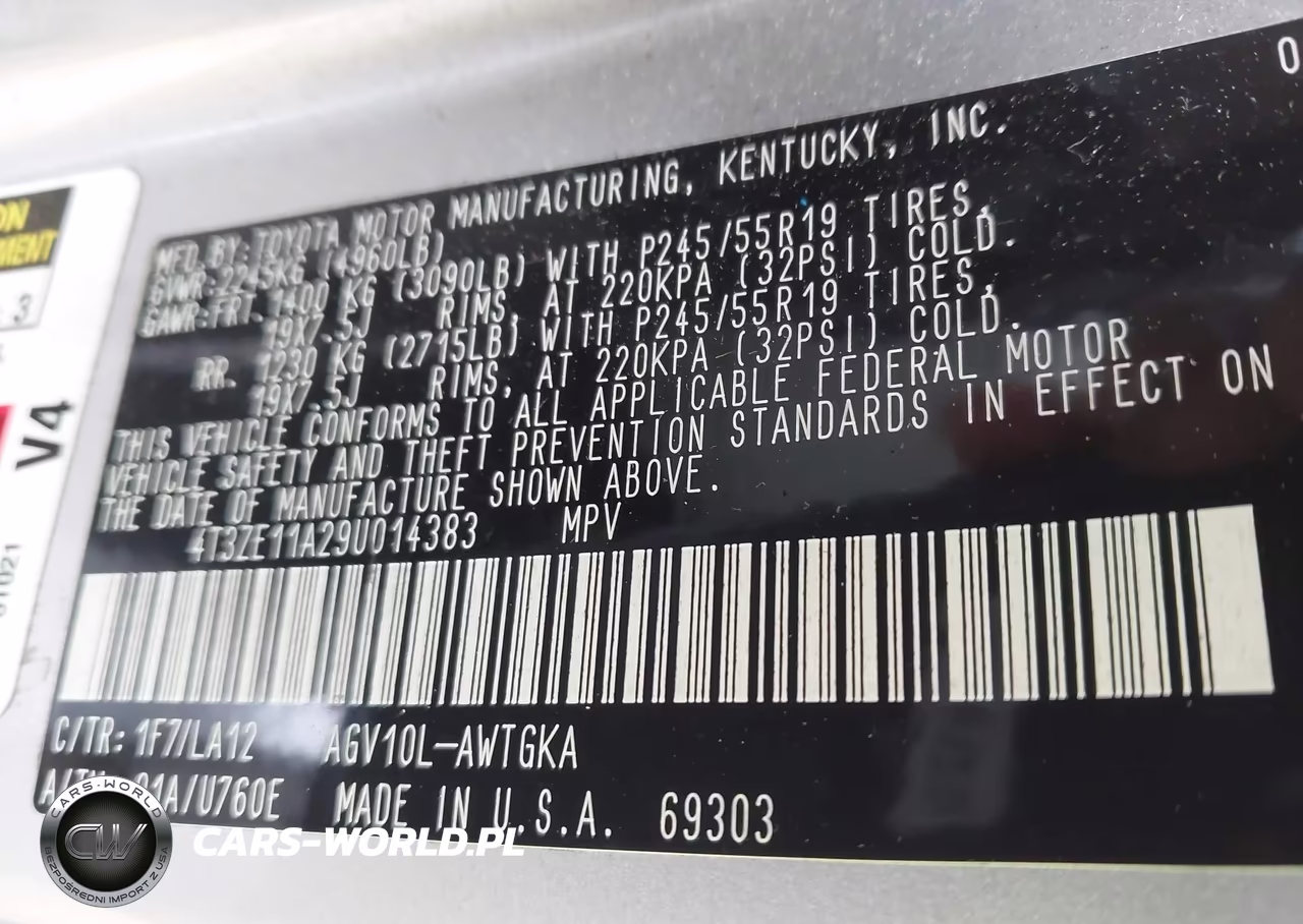 2009 Toyota Venza VIN:4T3ZE11A29U014383 - 9