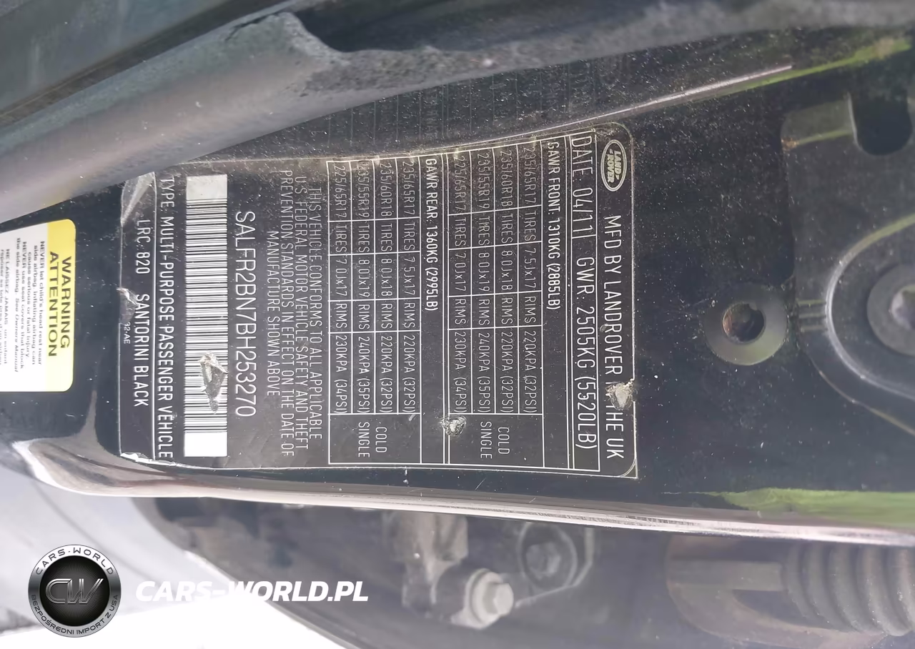 2011 Land Rover Lr2 VIN:SALFR2BN7BH253270 - 9