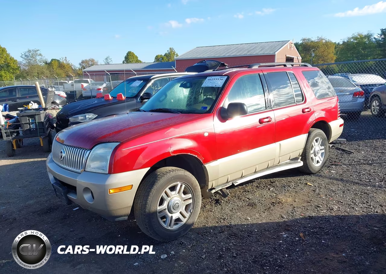 2004 Mercury Mountaineer VIN:4M2ZU86K74UJ14931 - 2
