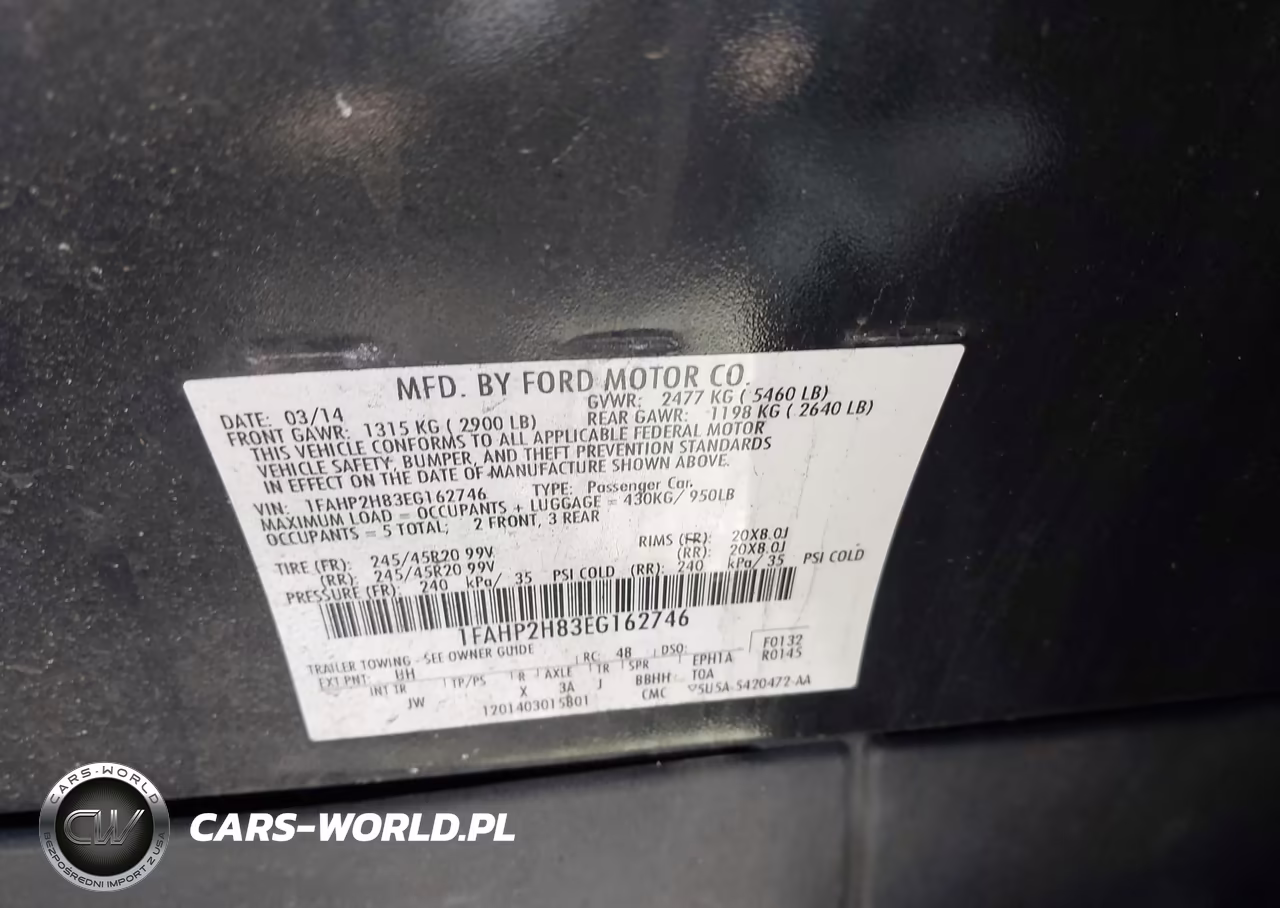 2014 Ford Taurus Sel VIN:1FAHP2H83EG162746 - 9