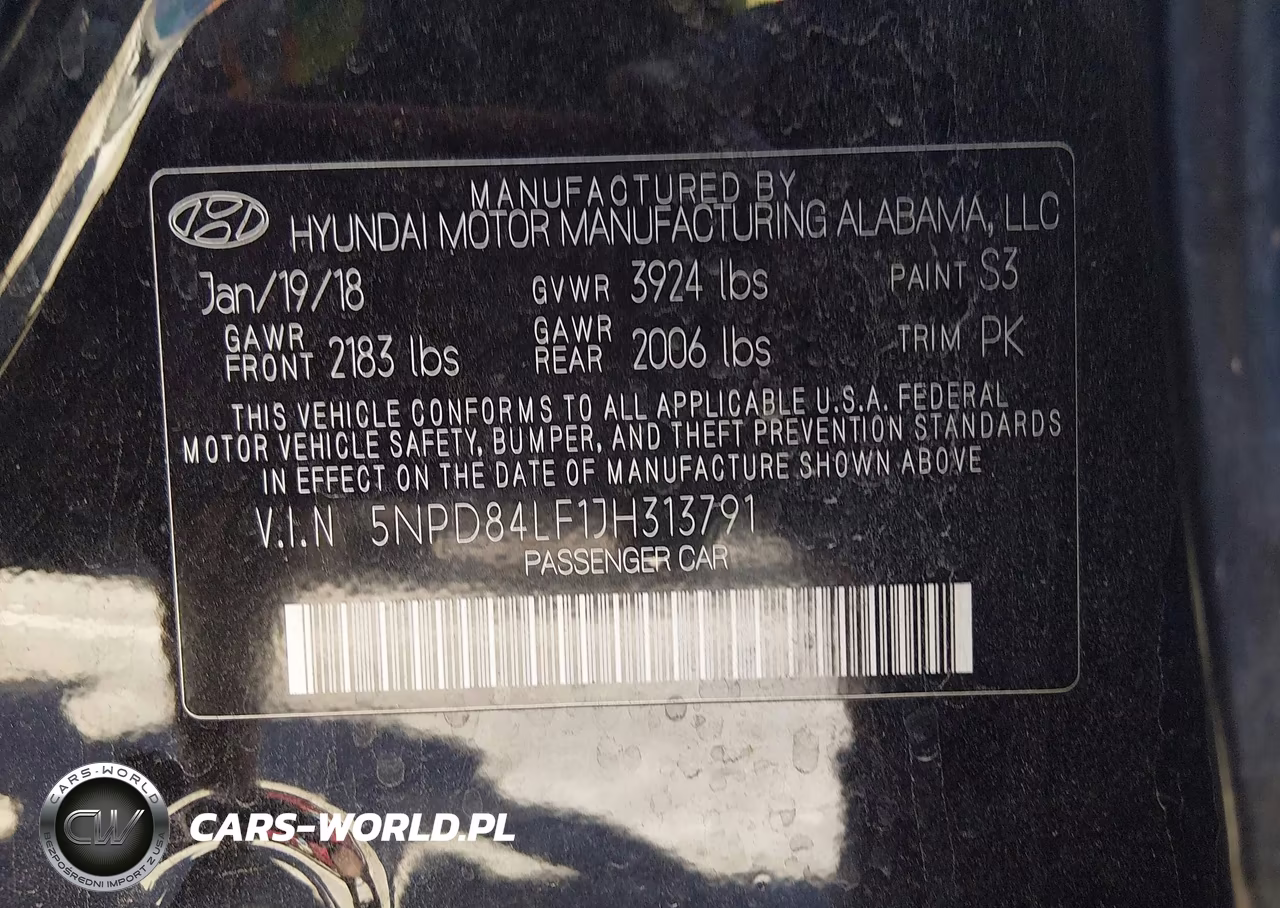 2018 Hyundai Elantra Sel VIN:5NPD84LF1JH313791 - 9
