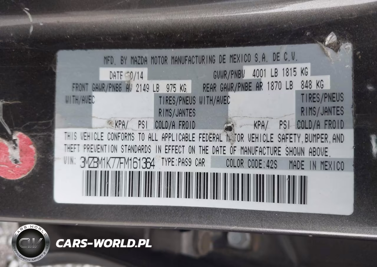 2015 Mazda Mazda3 I Sport VIN:3MZBM1K77FM161364 - 9